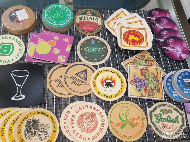 Коллекции бирдекелей и подставок под стаканы