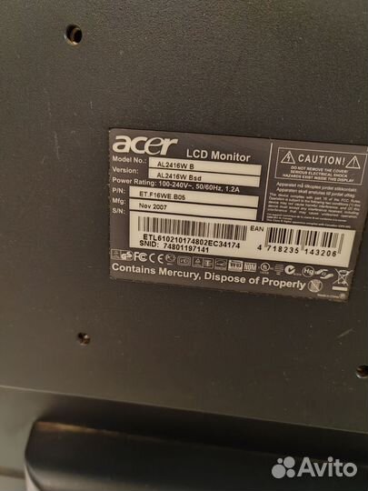 Монитор Acer 24