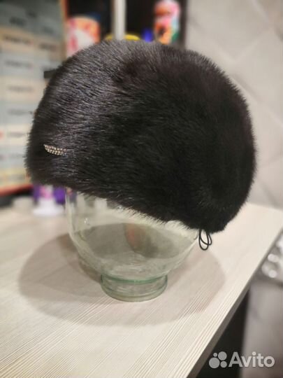 Берет женский норковый