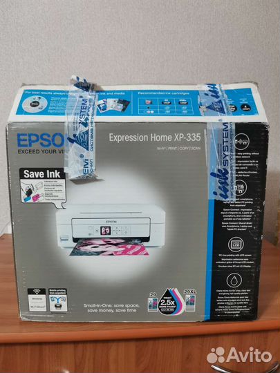 Мфу струйное Epson XP-335 не исправен на запчасти