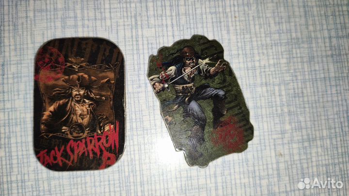 Держатель для стикеров и магниты с Джеком Воробьём