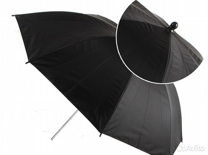 Зонт на отражение серебро