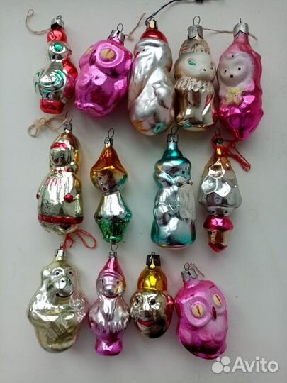 Елочные игрушки СССР