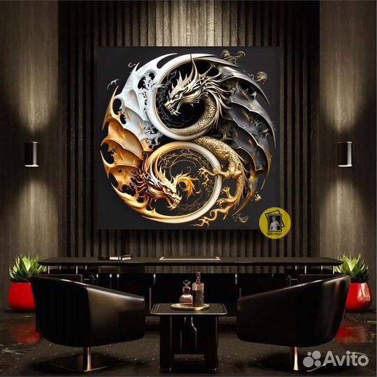 Интерьерная картина на холсте 