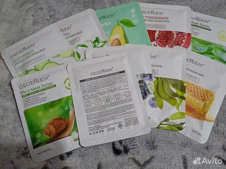 Тканевые маски для лица