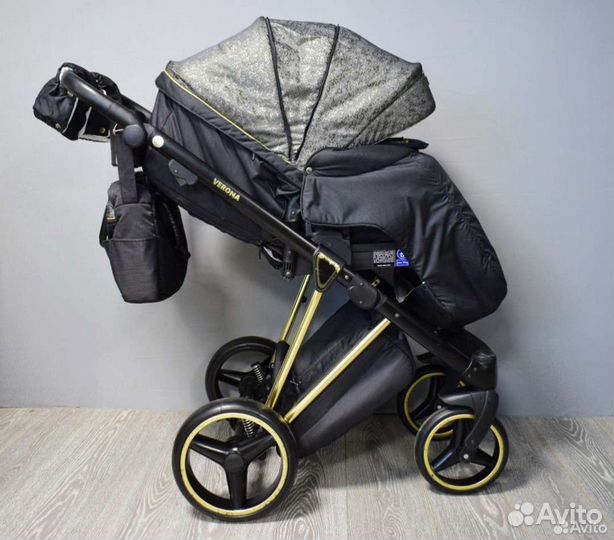 Коляска Adamex Cristiano 3в1