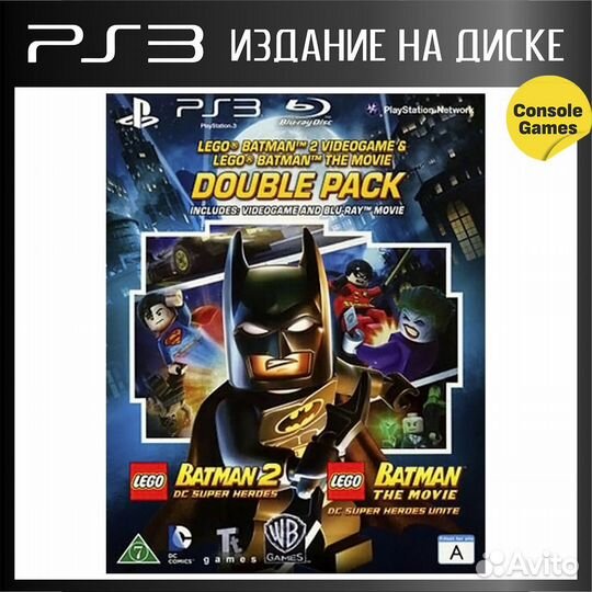PS3 Lego Batman 2 & The Lego Batman Movie Новый