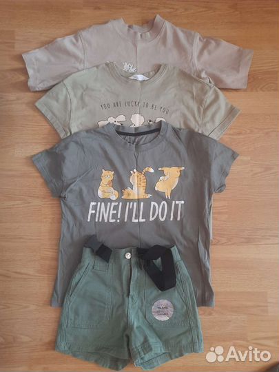 Детские вещи пакетом для девочек 7-9 лет