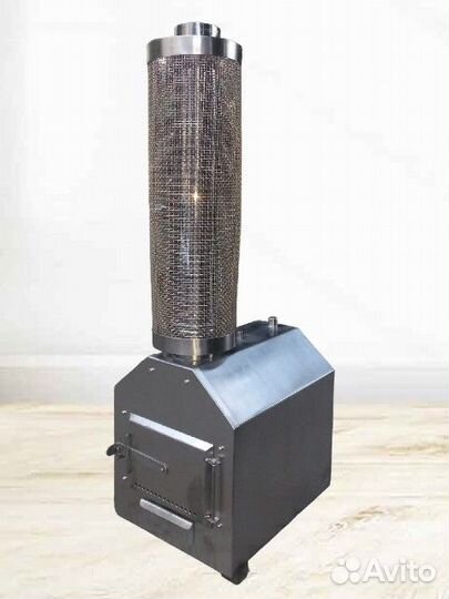 Печь для купели выносная из aisi 304 50-55 кВт
