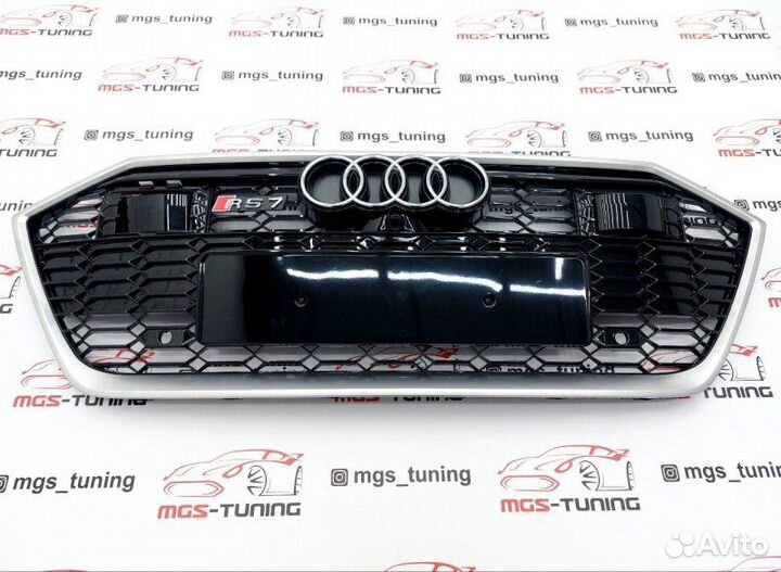 Решетка RS7#2 под радар Audi A7 4K 2018+ Ауди А7
