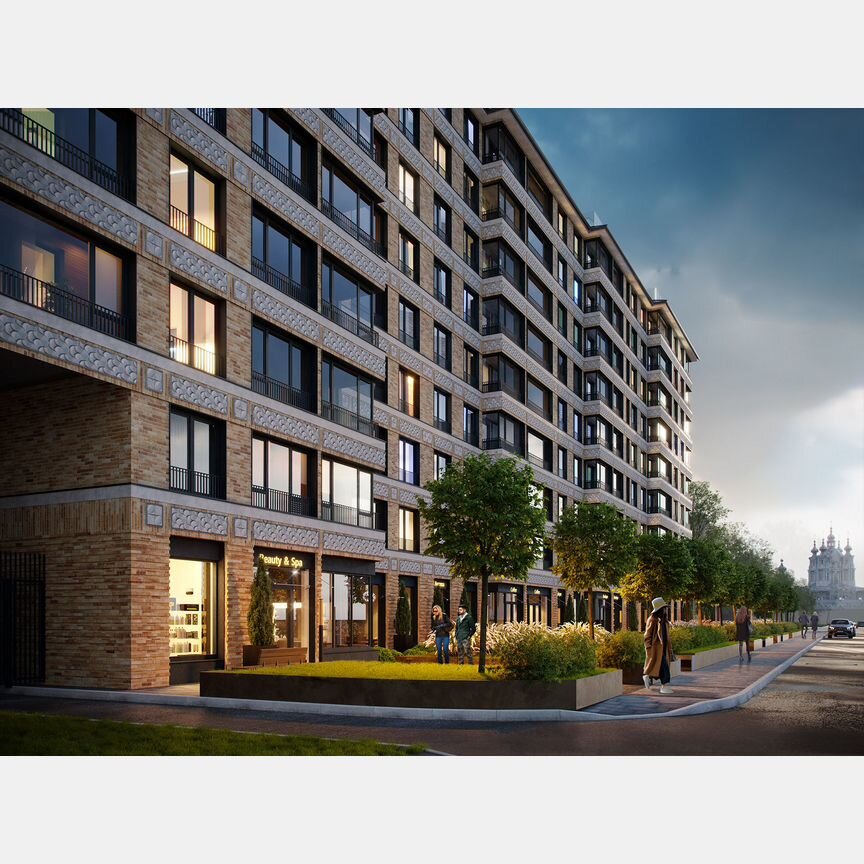 2-к. квартира, 59,1 м², 7/10 эт.