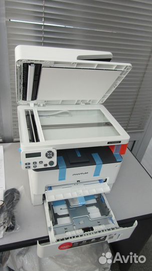 Мфу лазерный Pantum M7100DW черно-белая печать, A4