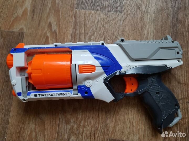 Бластеры nerf Элит Стронгарм и Nerf N-Strite Фаер