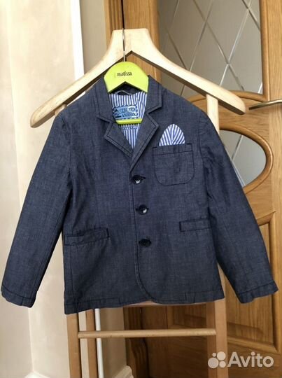 Пиджак для мальчика 110см
