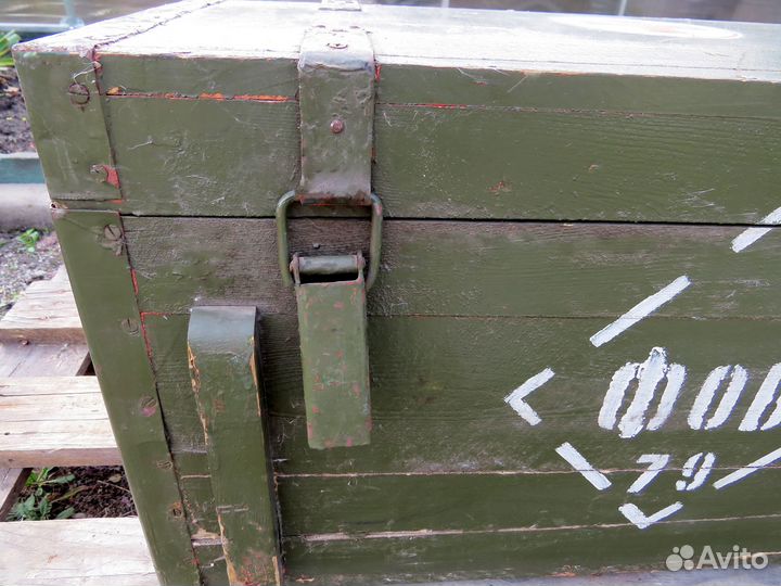 Ящик деревянный СССР для хранения с замками