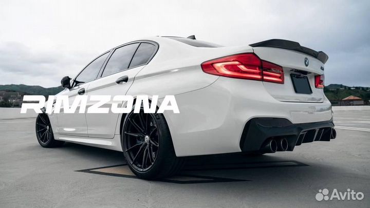 Литые диски P104 R18 et35.0 5x112.0 Черный с полир