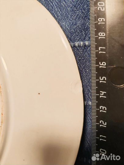 Старинная китайская тарелка, ручная роспись