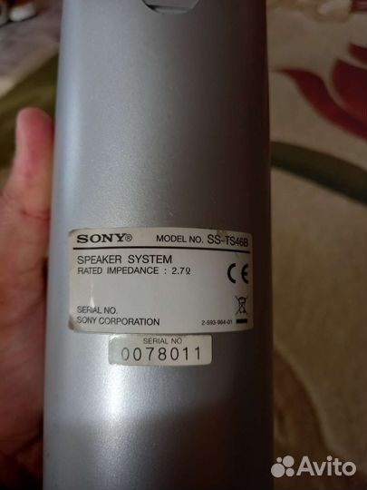 Акустические колонки sony
