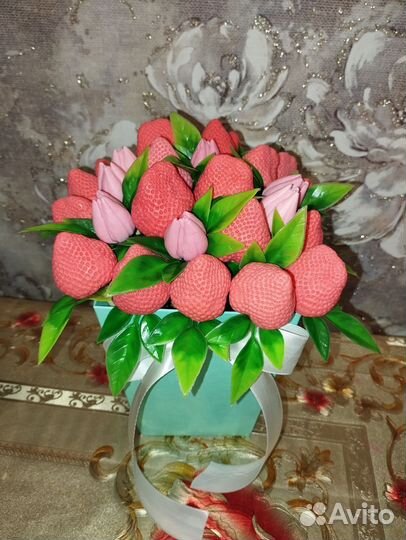 Букет цветов из мыла