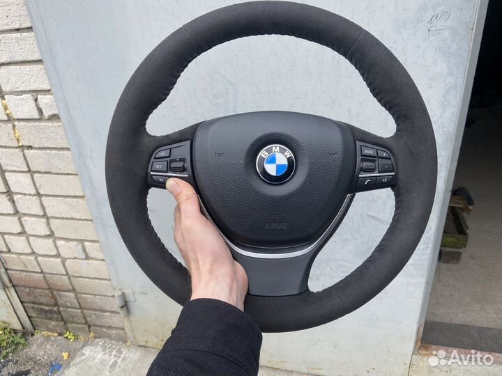 Руль в алькантаре с подогревом BMW f10, f01, f06