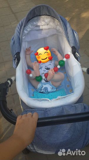 Детские коляски 2 в 1 индиго