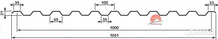 Профнастил для крыши C21 шоколад коричневый цены