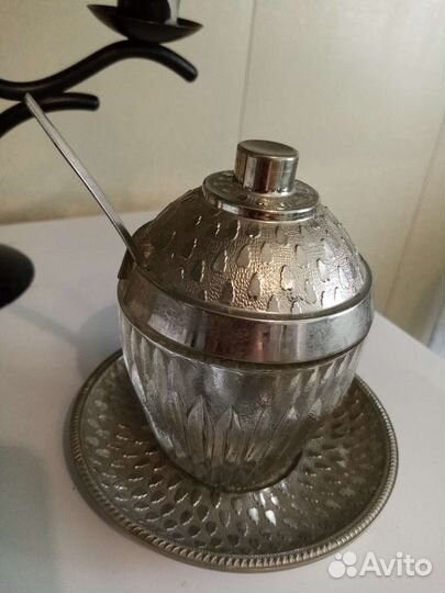 Икорница, подстаканники СССР