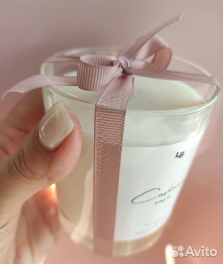 Ароматическая свеча ручной работы