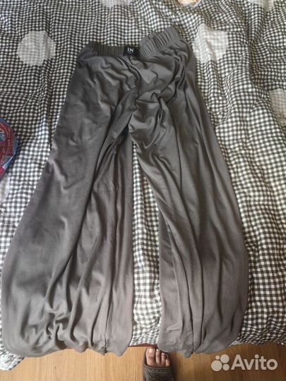 Брюки палаццо лапша