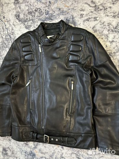 Кожаная куртка косуха Coogi оригинал