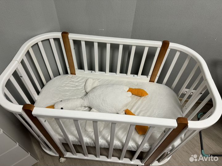 Детская кроватка трансформер 120х60