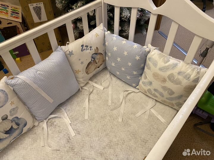 Бортики в детскую кроватку