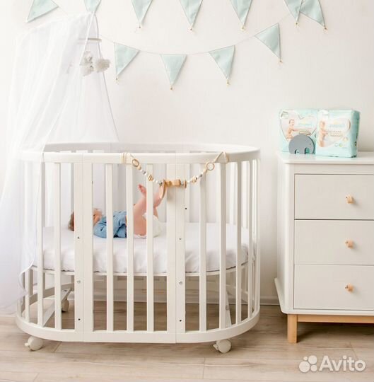 Кроватка трансформер для новорожденных