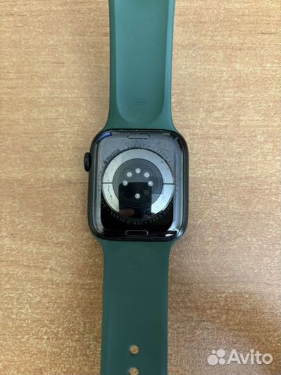 Часы apple watch 7 45 mm green