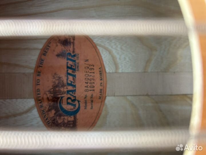 Бас гитара Crafter BA400EQ/N