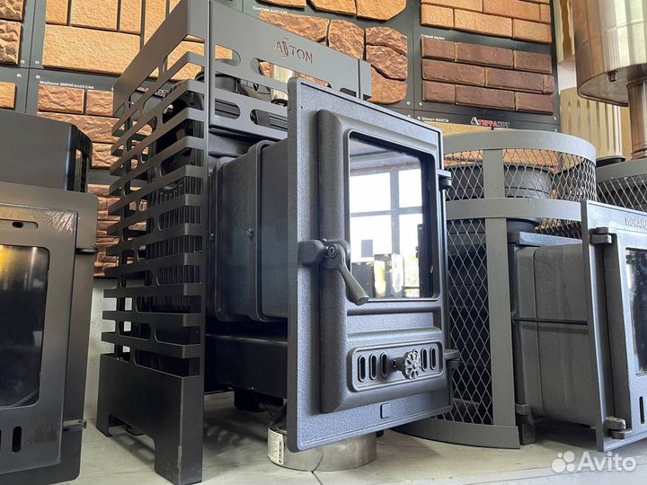 Чугунная печь для бани