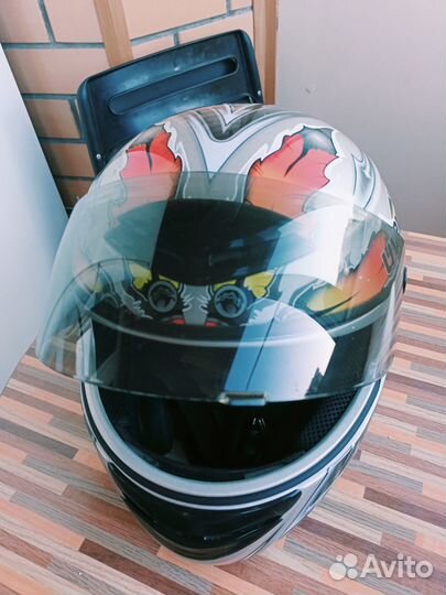 Мотошлем интеграл uvex polycarbon размер 58-57