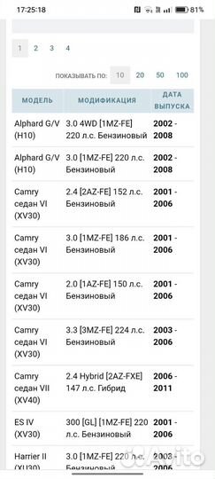 Фильтр воздушный комплект