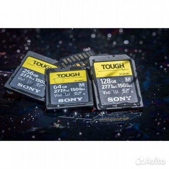 Защищенная карта Sony 128GB M Tough UHS-II sdxc