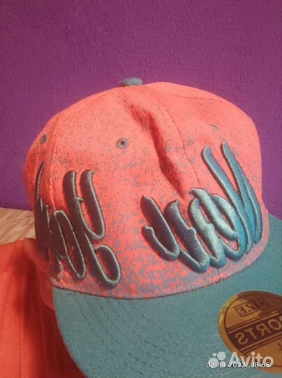 Кепкa New York c плоским козырьком.58см