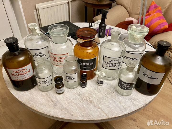 Штанглас банки аптечные с притертыми крышками