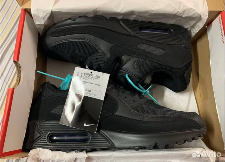 Nike air max 90 triple black оригинал