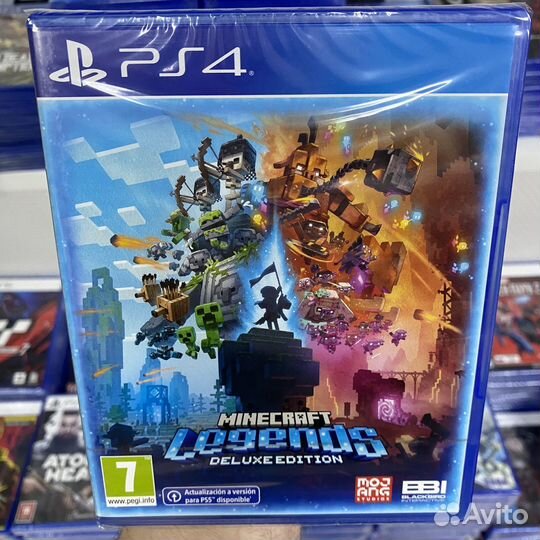 Диски PS4 minecraft legends deluxe