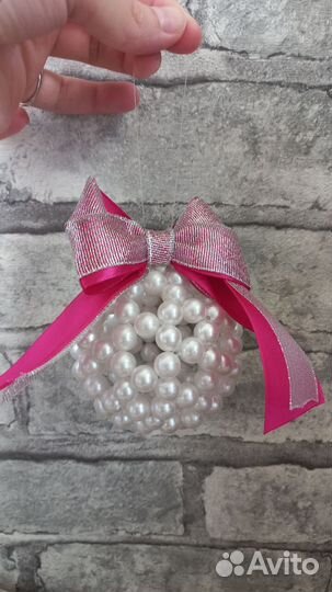 Елочные шары ручной работы