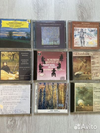 Cd диски Классика Камерная Музыка Квартеты