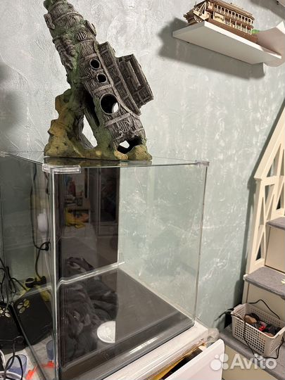 Грот для аквариума подводная лодка