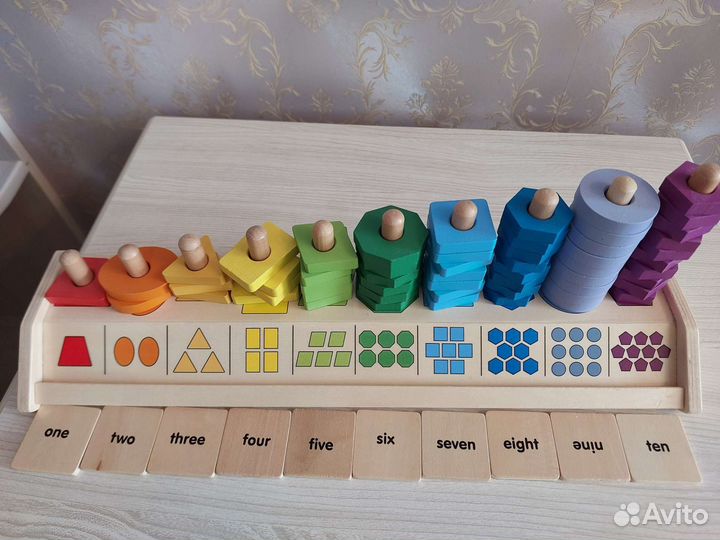 Обучающая игра Melissa&Doug Счёты разложи по цвета