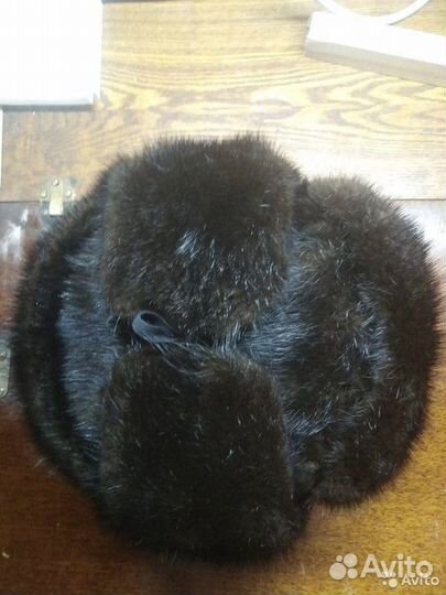 Шапка ушанка меховая мужская