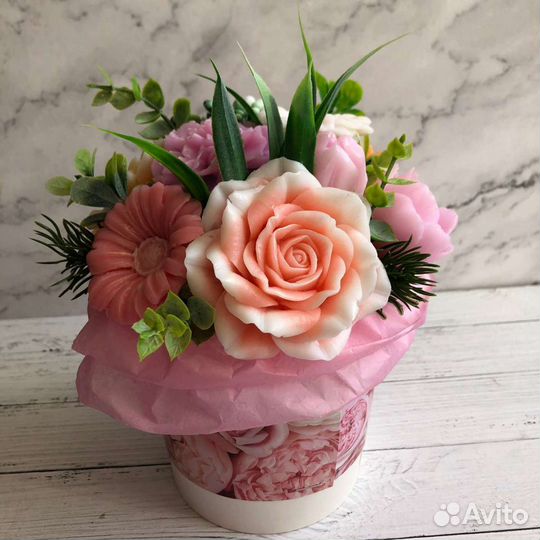 Букет из мыла