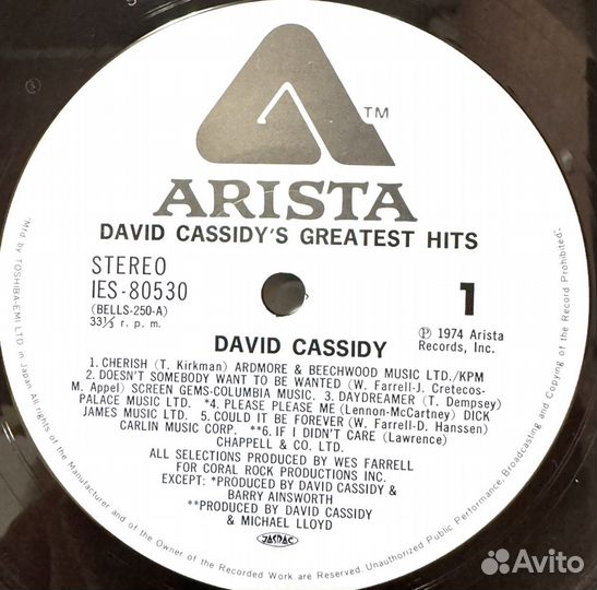 Pop:David Cassidy–David Cassidy's Greatest Hits76